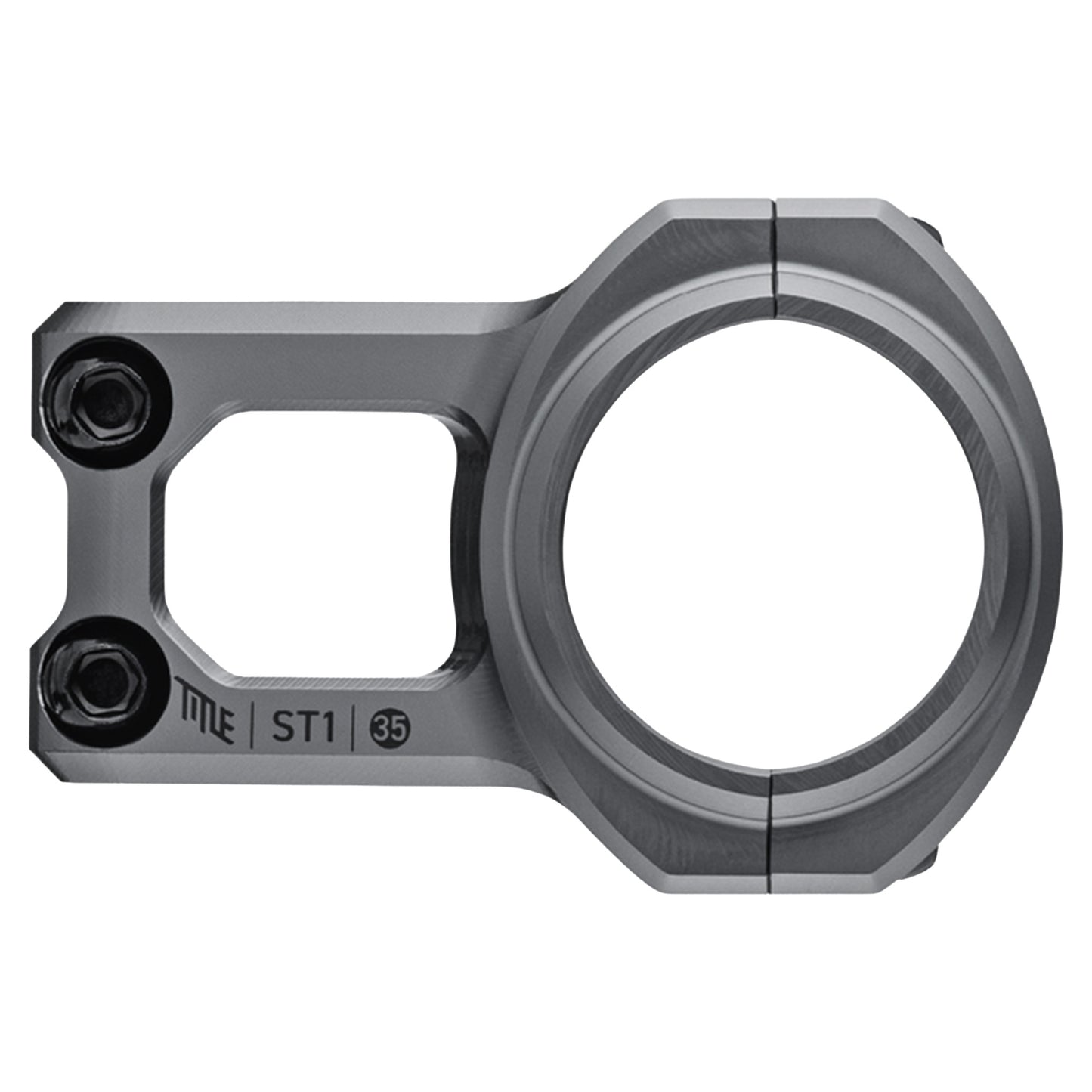 Title ST1 Stem - 1 1/8th Inch Steerer - 35mm - 40mm - 0 Degree - Grey - Image 2