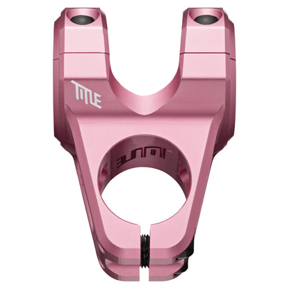 Title ST1 Stem - 1 1/8th Inch Steerer - 35mm - 40mm - 0 Degree - Pink - Image 1