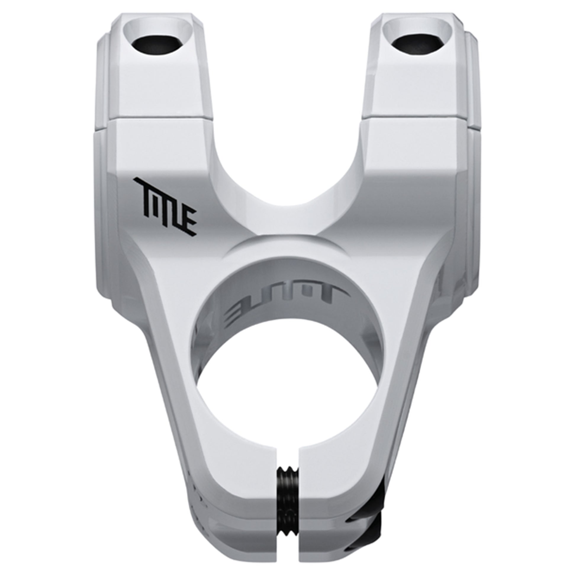 Title ST1 Stem - 1 1/8th Inch Steerer - 35mm - 40mm - 0 Degree - White - Image 1
