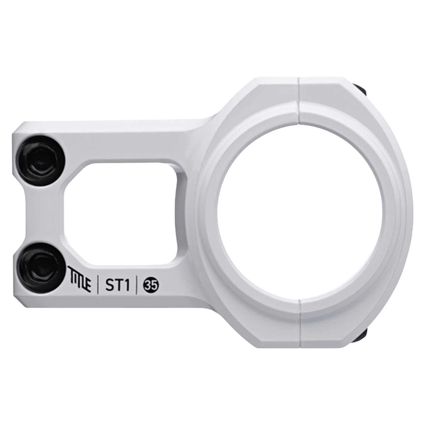 Title ST1 Stem - 1 1/8th Inch Steerer - 35mm - 40mm - 0 Degree - White - Image 2