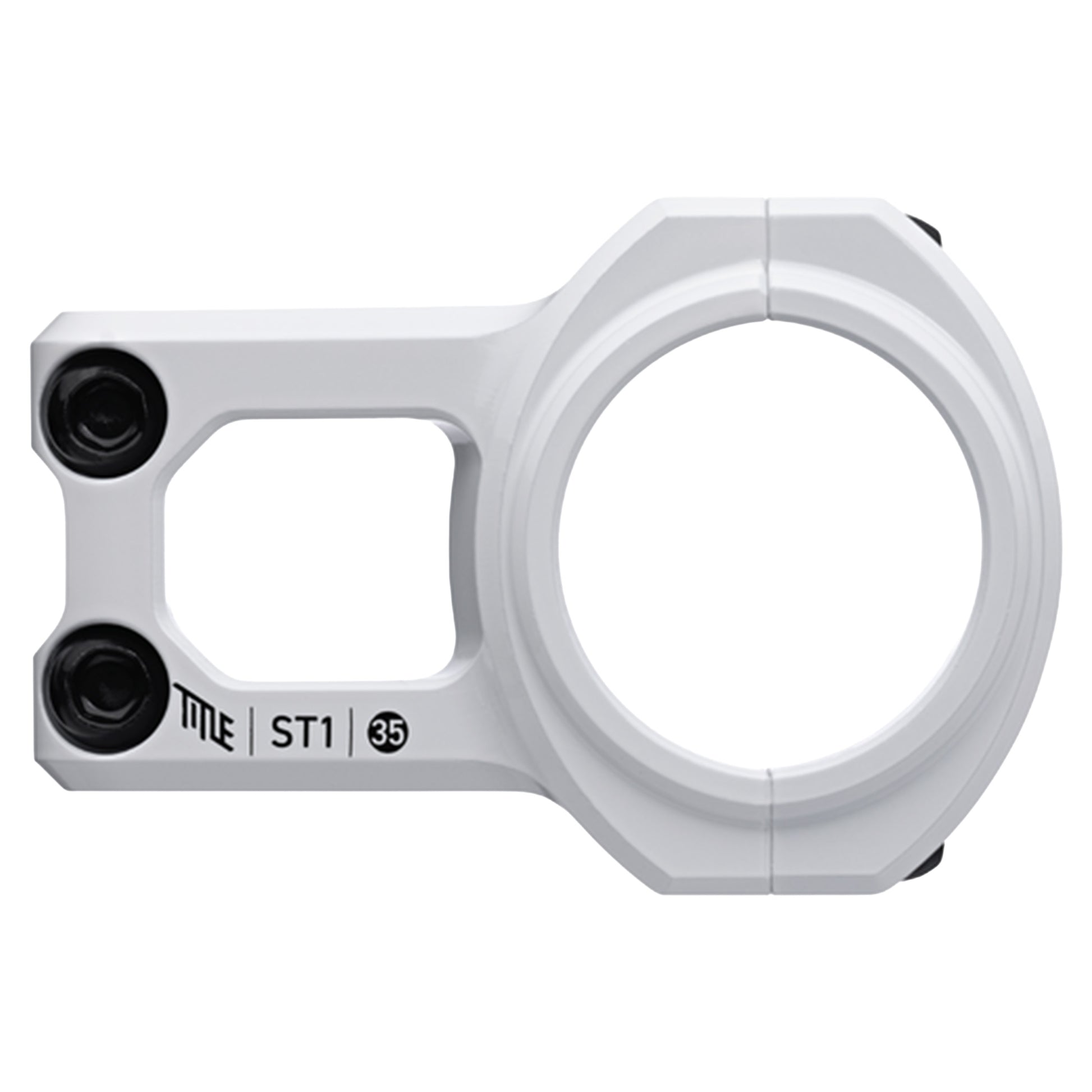 Title ST1 Stem - 1 1/8th Inch Steerer - 35mm - 40mm - 0 Degree - White - Image 2