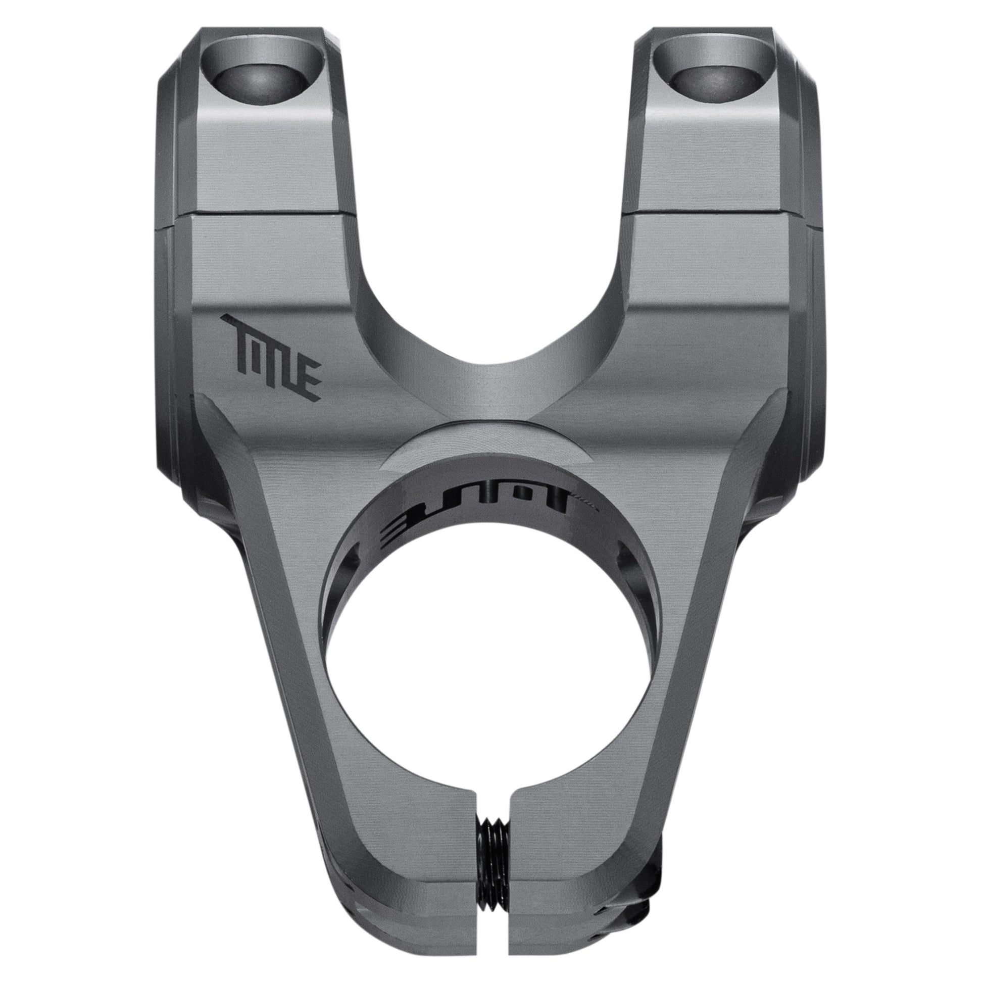 Title ST1 Stem - 1 1/8th Inch Steerer - 35mm - 40mm - 0mm RIse - Grey - Image 1