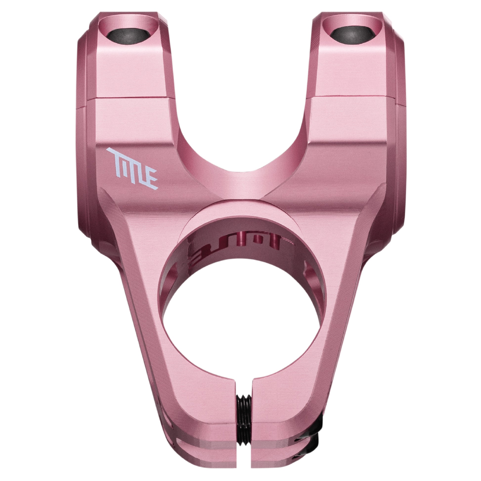 Title ST1 Stem - 1 1/8th Inch Steerer - 35mm - 40mm - 0mm Rise - Pink - Image 1