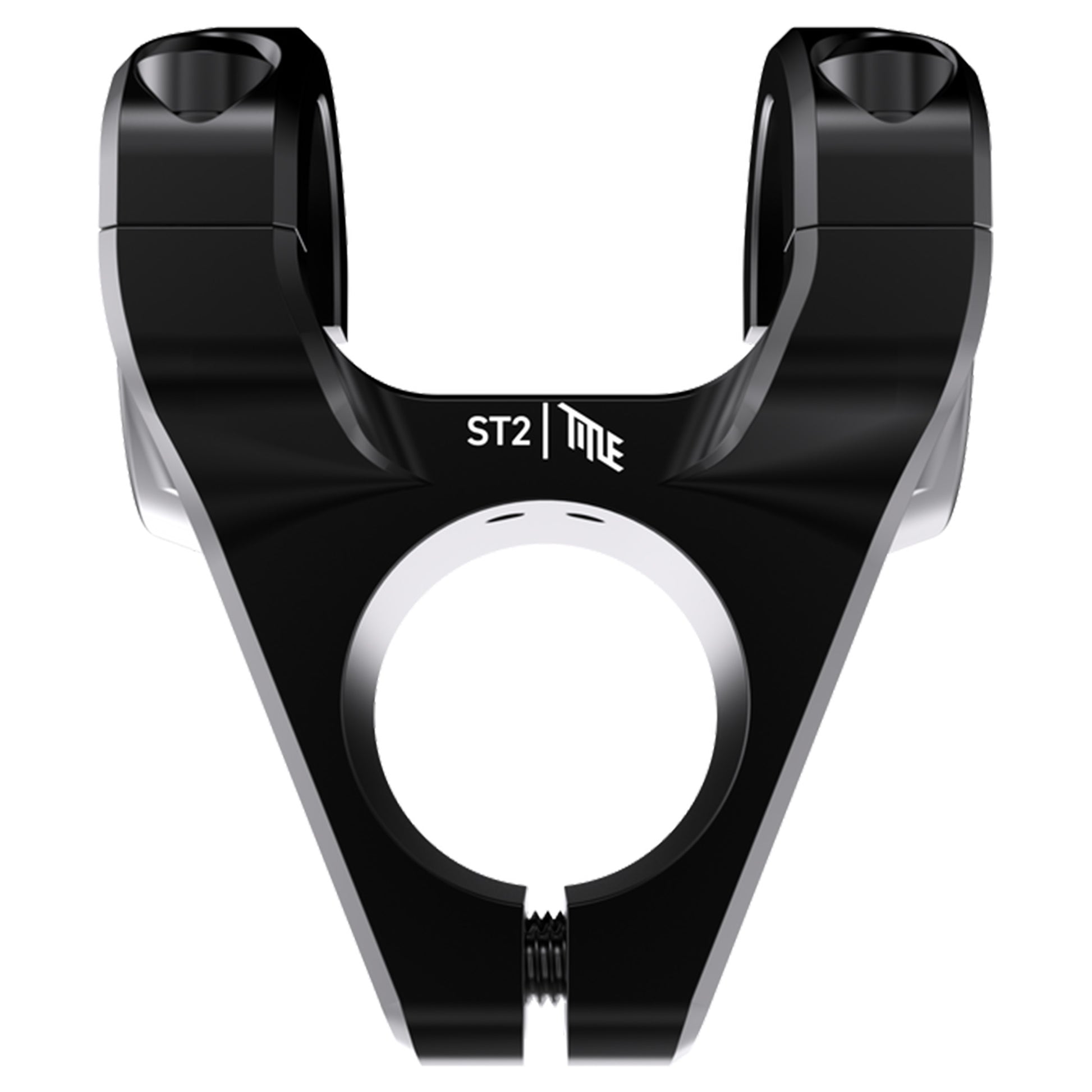 Title ST2 Stem - 1 1/8th Inch Steerer - 31.8mm - 31mm - 0 Degree - Black - Image 1