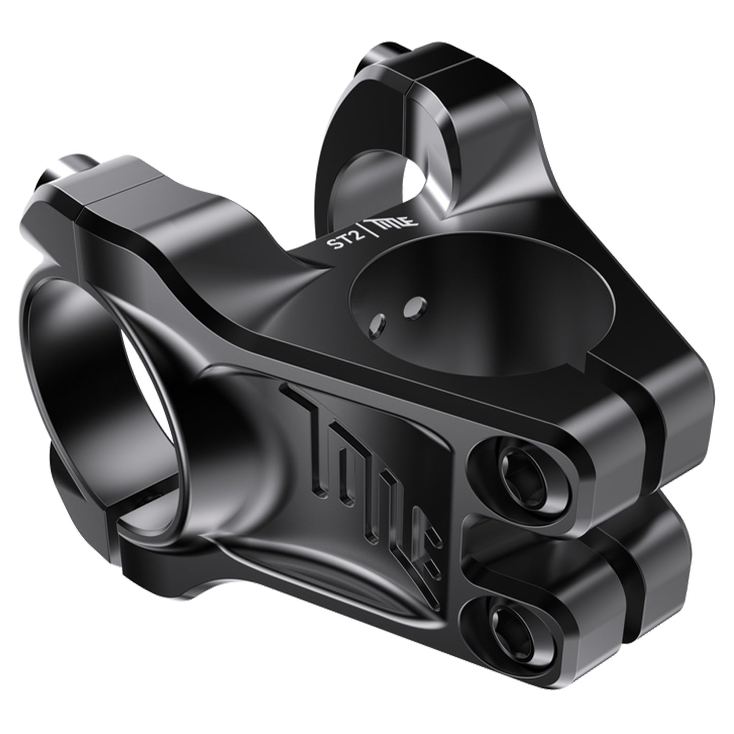 Title ST2 Stem - 1 1/8th Inch Steerer - 31.8mm - 31mm - 0 Degree - Black - Image 2