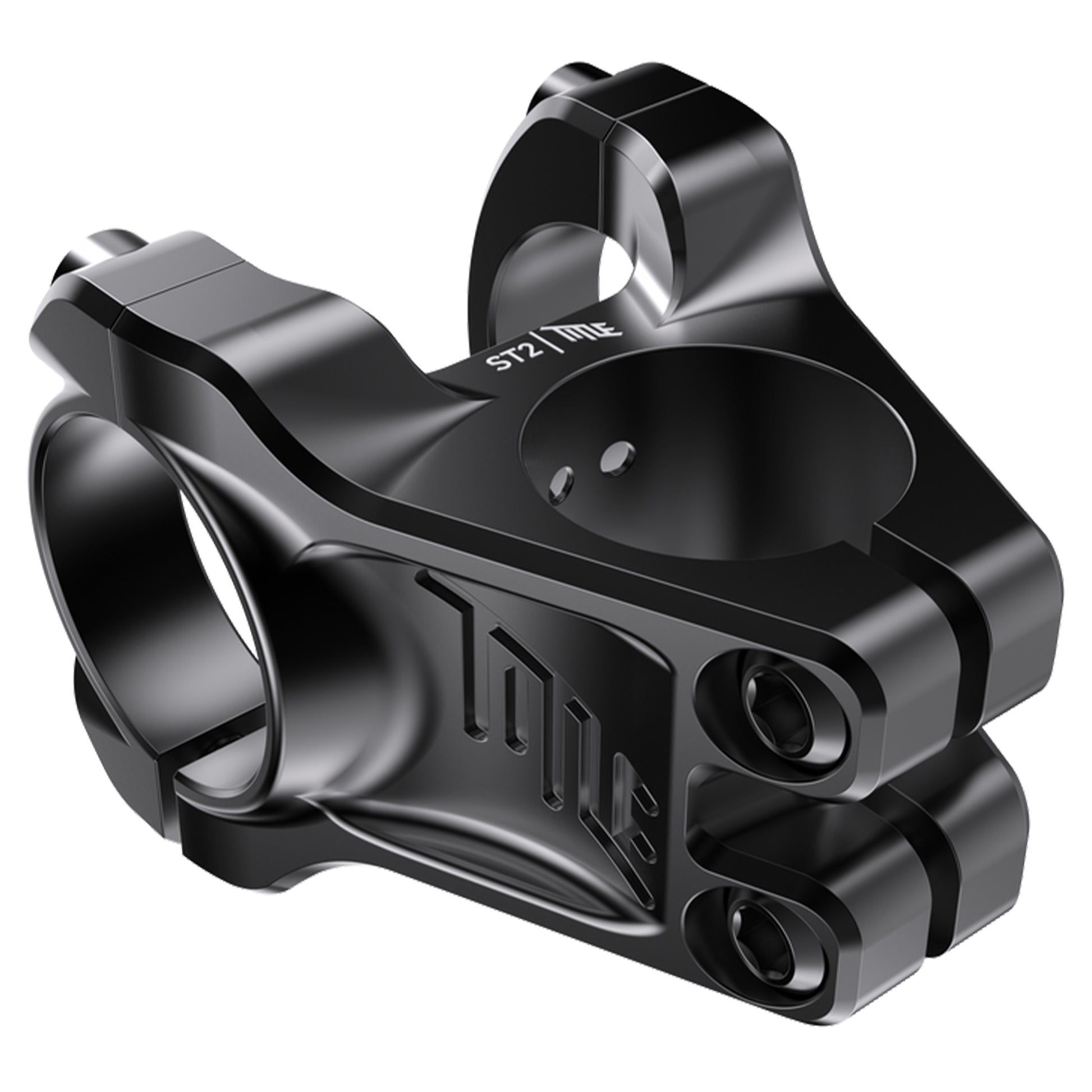 Title ST2 Stem - 1 1/8th Inch Steerer - 31.8mm - 31mm - 0 Degree - Black - Image 2