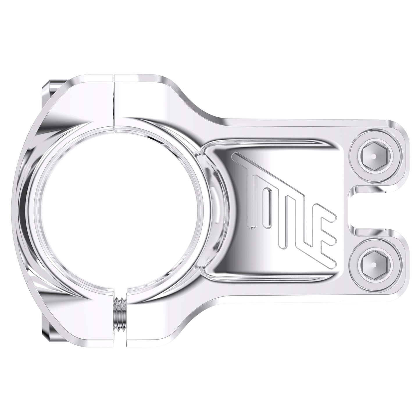 Title ST2 Stem - 1 1/8th Inch Steerer - 31.8mm - 31mm - 0 Degree - Silver - Image 2