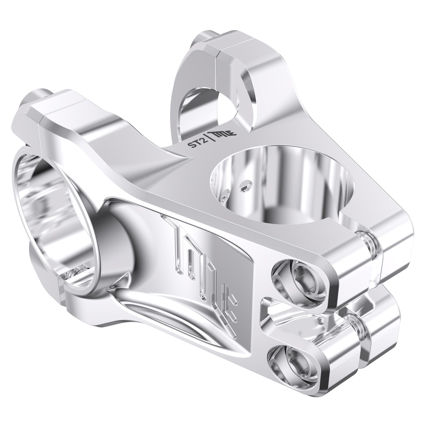 Title ST2 Stem - 1 1/8th Inch Steerer - 31.8mm - 40mm - 0 Degree - Silver - Image 3
