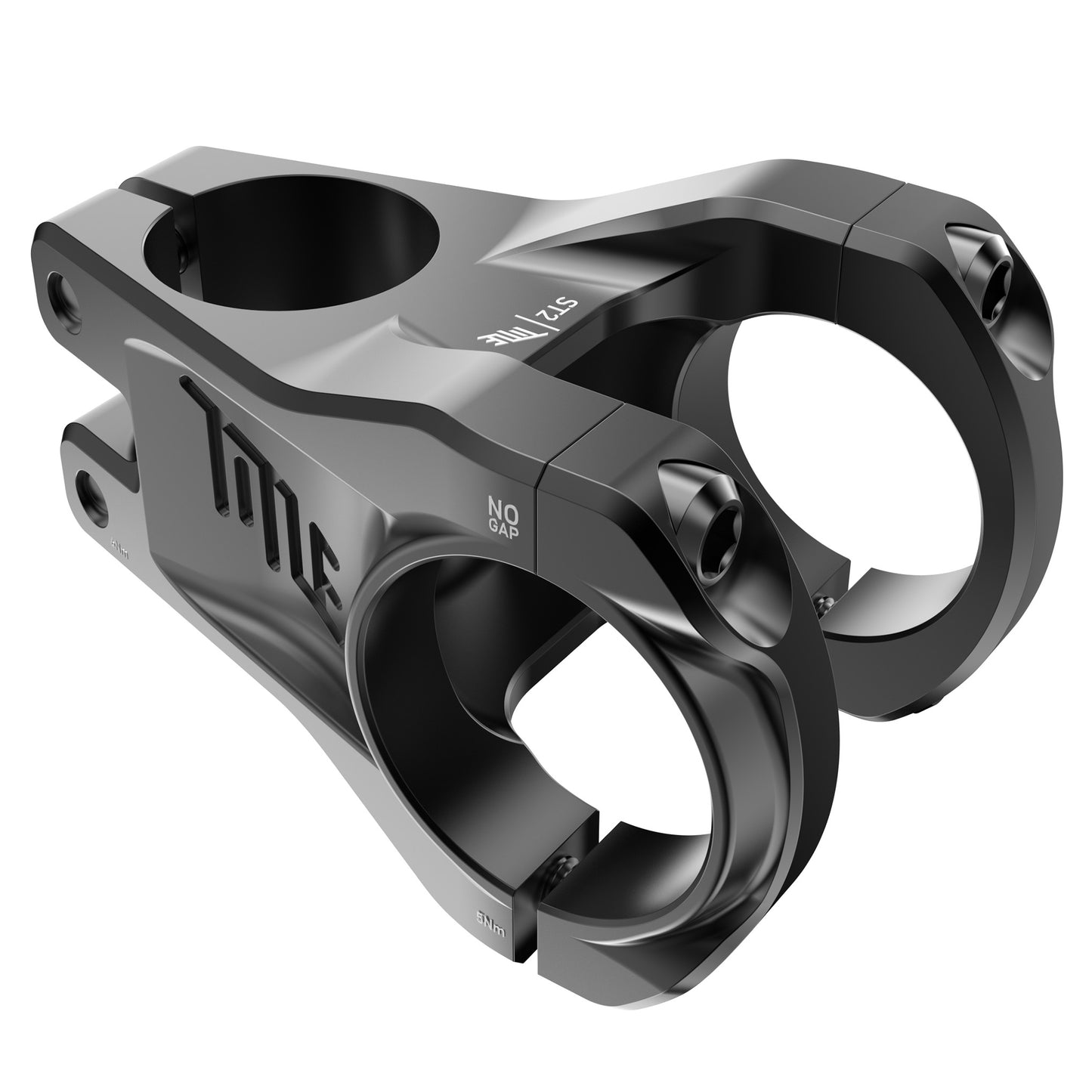 Title ST2 Stem - 1 1/8th Inch Steerer - 35mm - 50mm - 0 Degree - Black - Image 2