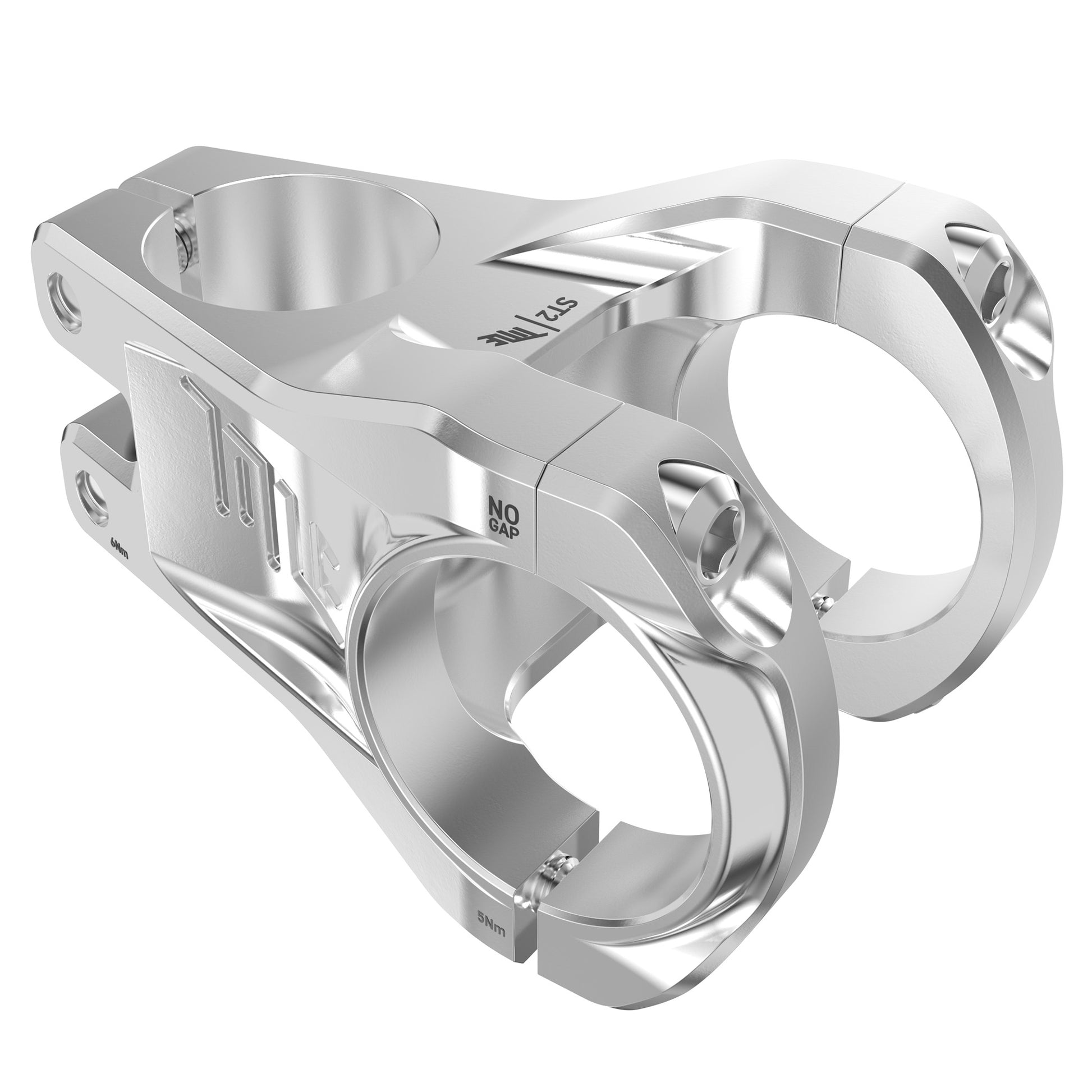 Title ST2 Stem - 1 1/8th Inch Steerer - 35mm - 50mm - 0 Degree - Chrome - Image 2