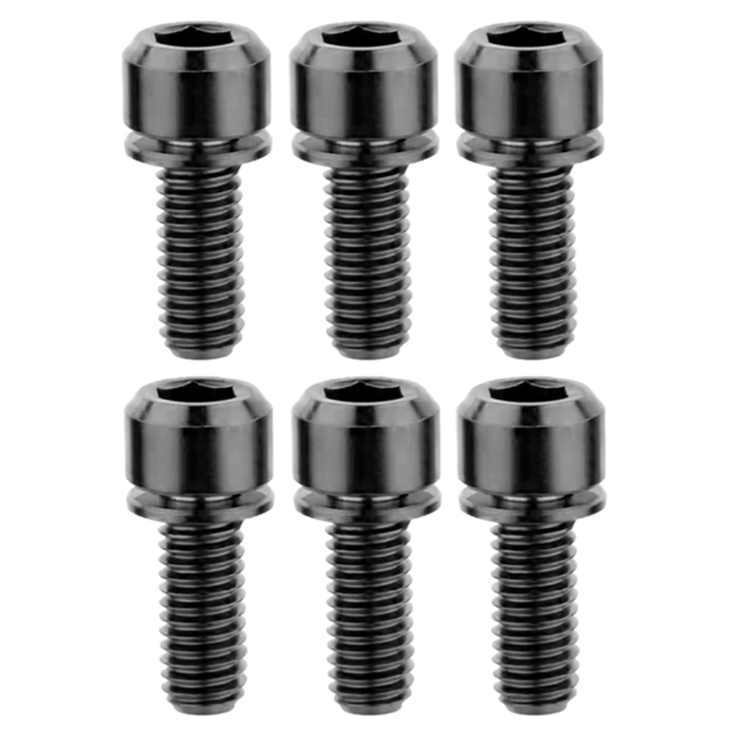 Title ST2 Titanium Bolts (6 pack) - Black - Image 1
