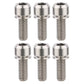 Title ST2 Titanium Bolts (6 pack) - Chrome - Image 1