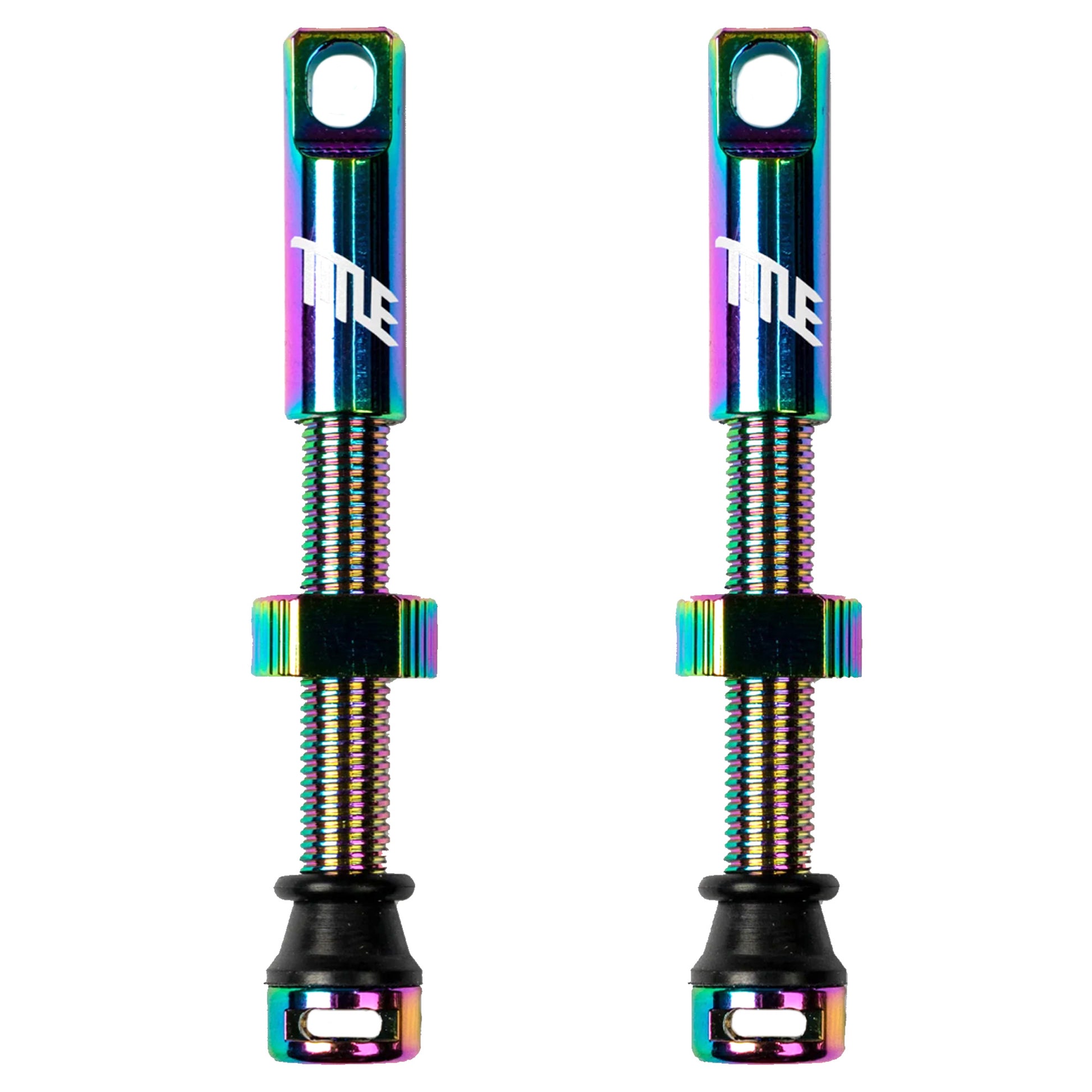 Title Tubeless Valves - 44mm - Oil Slick - Image 1