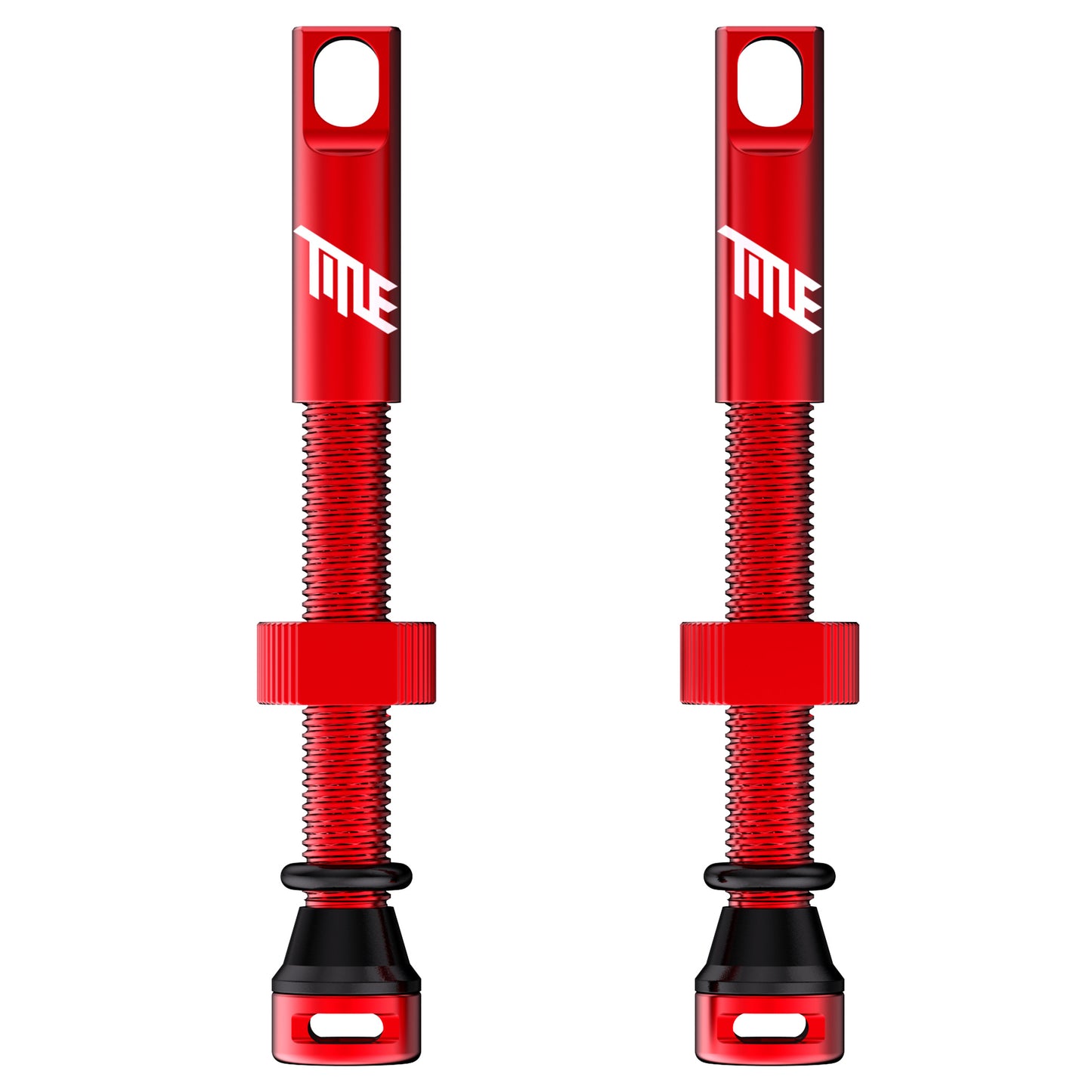 Title Tubeless Valves - 44mm - Red - Image 1