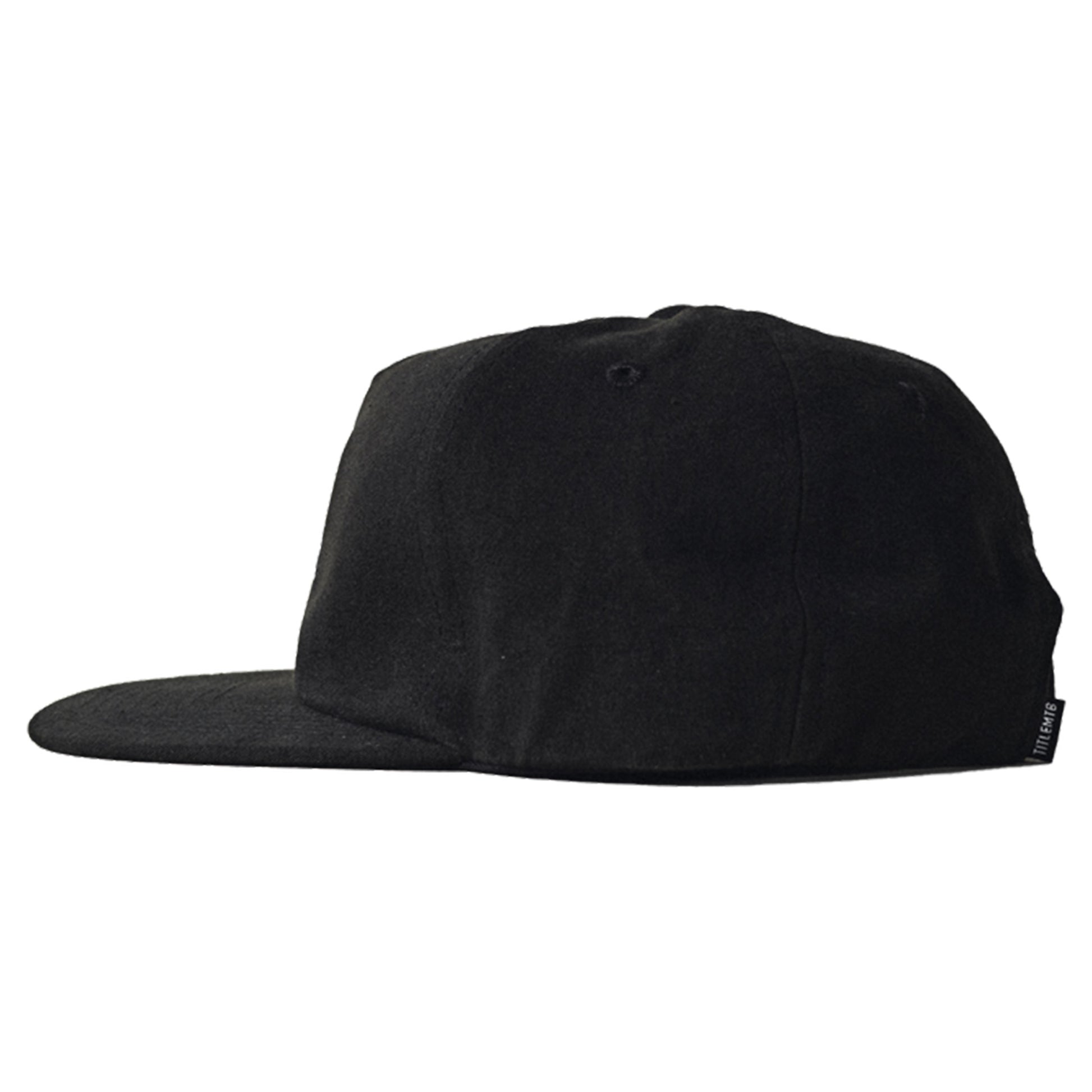 Title Unstructured Hat - One Size - Black - Image 2