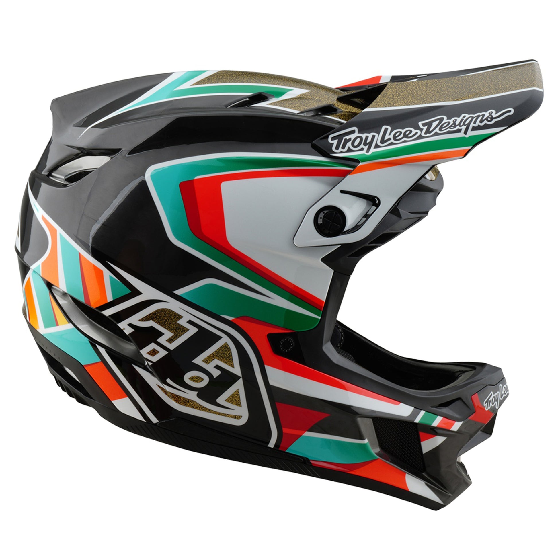 TLD 25.1 D4 Carbon MIPS Helmet - XS/S - Black/Gold - Image 4