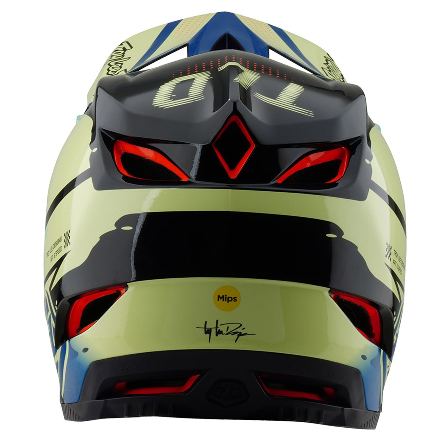 TLD 25.1 D4 Composite MIPS Helmet - M/L - Drip Glo Yellow - Image 3
