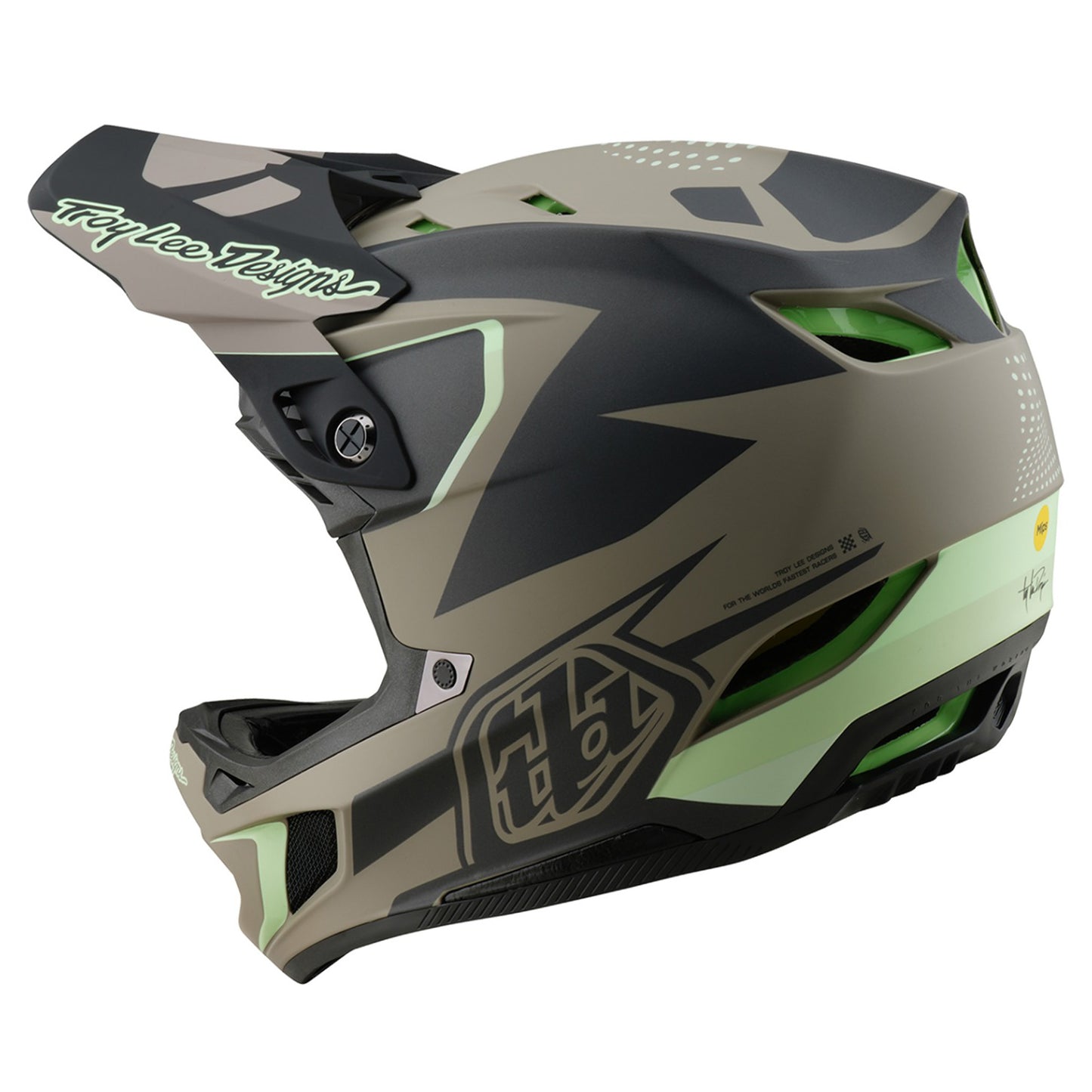 TLD 25.1 D4 Composite MIPS Helmet - M/L - Optic Timber - Image 2