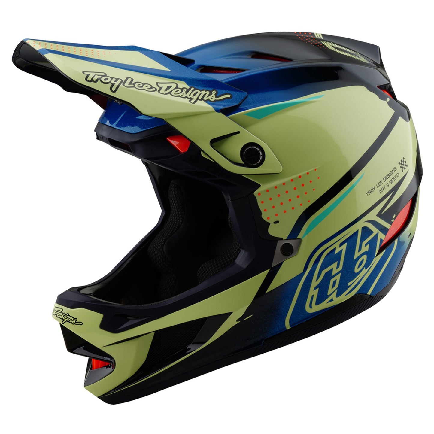TLD 25.1 D4 Composite MIPS Helmet - M/L - Drip Glo Yellow