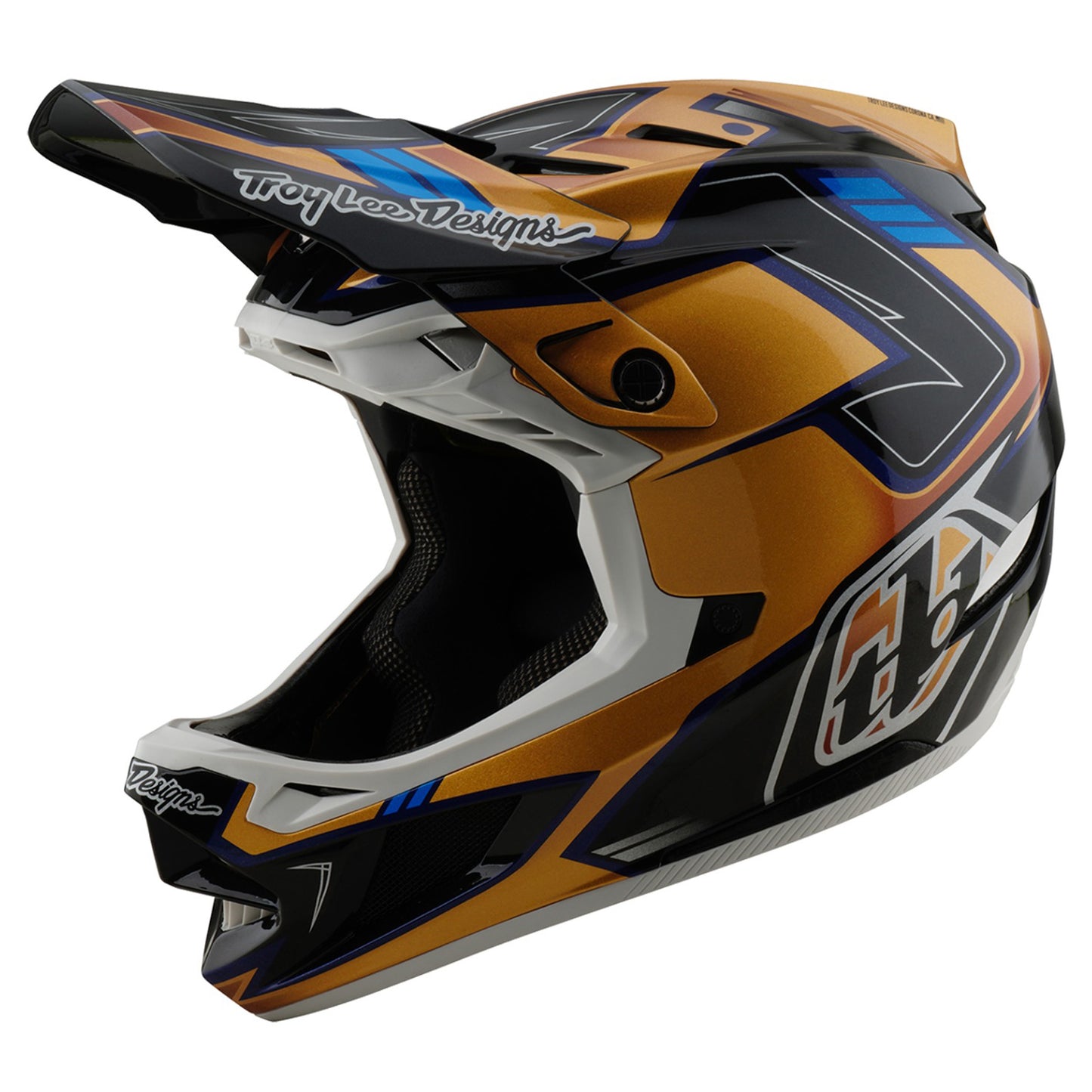 TLD 25.1 D4 Composite MIPS Helmet - XL/2XL - Royalty Black / Gold