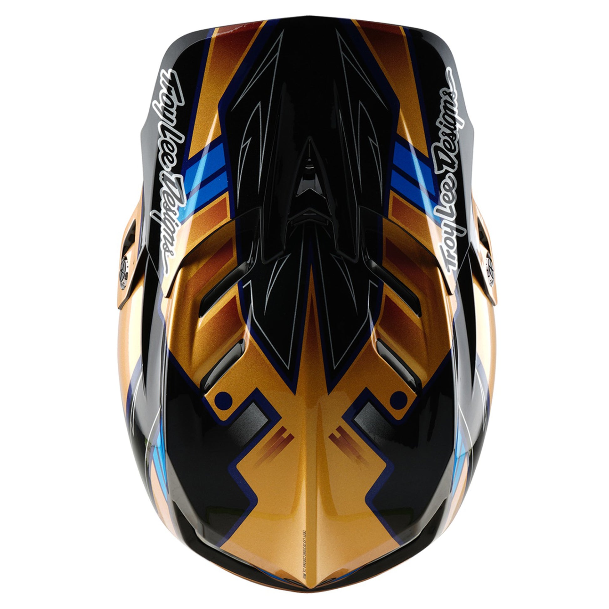 TLD 25.1 D4 Composite MIPS Helmet - XL/2XL - Royalty Black / Gold - Image 5