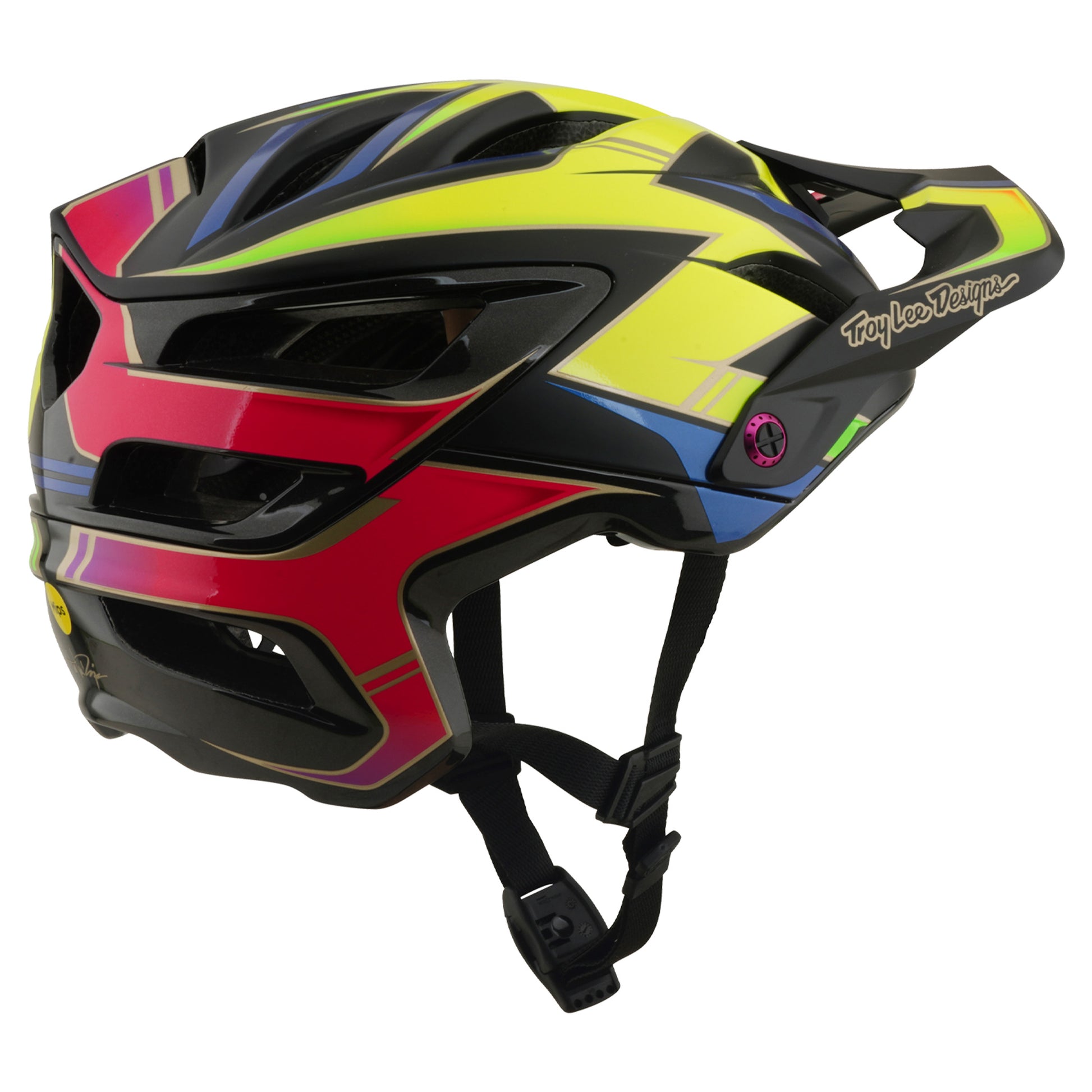 TLD A3 Helmet - M/L - Electra Black - Image 5
