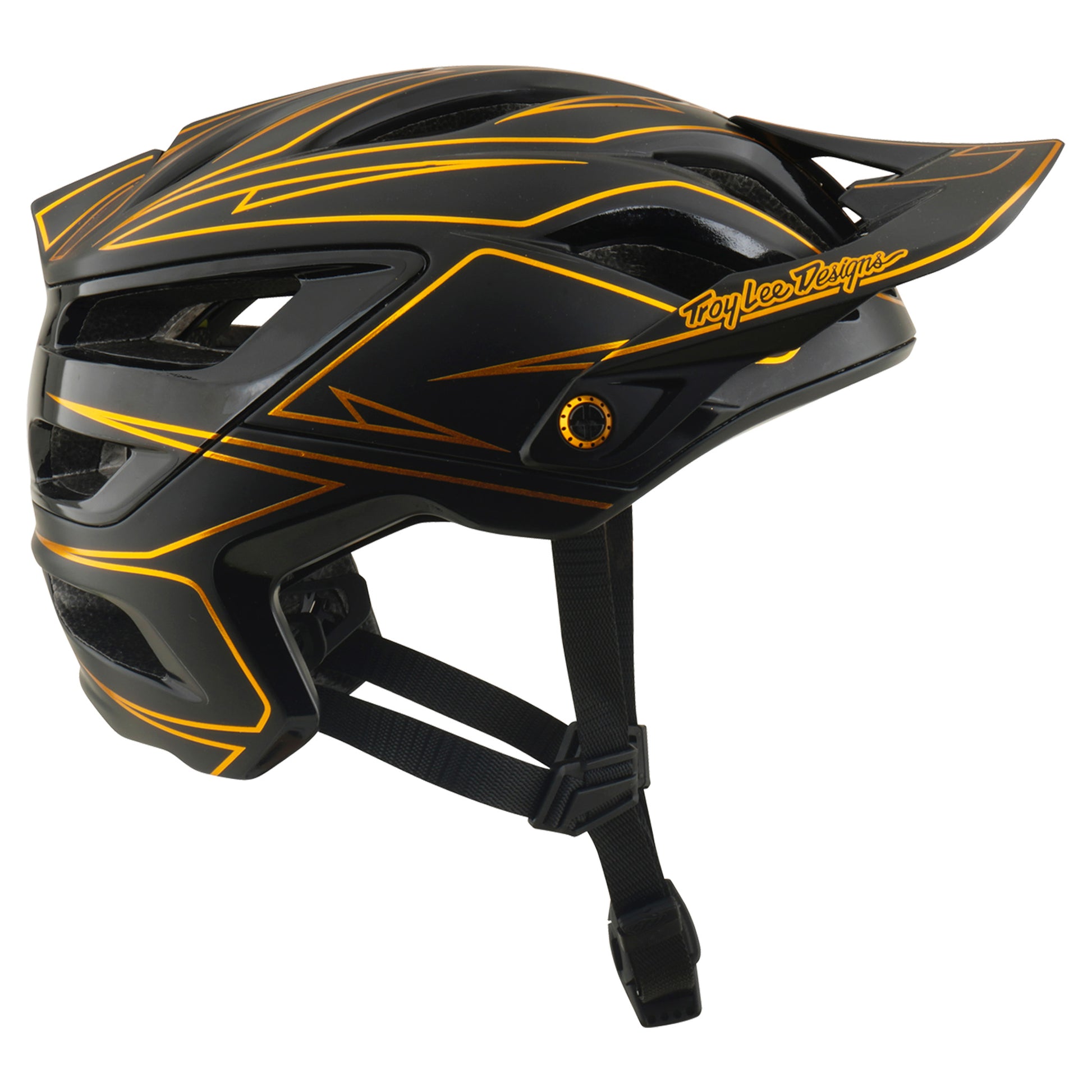 TLD A3 MIPS Helmet - M/L - Pinstripe Black - Image 1