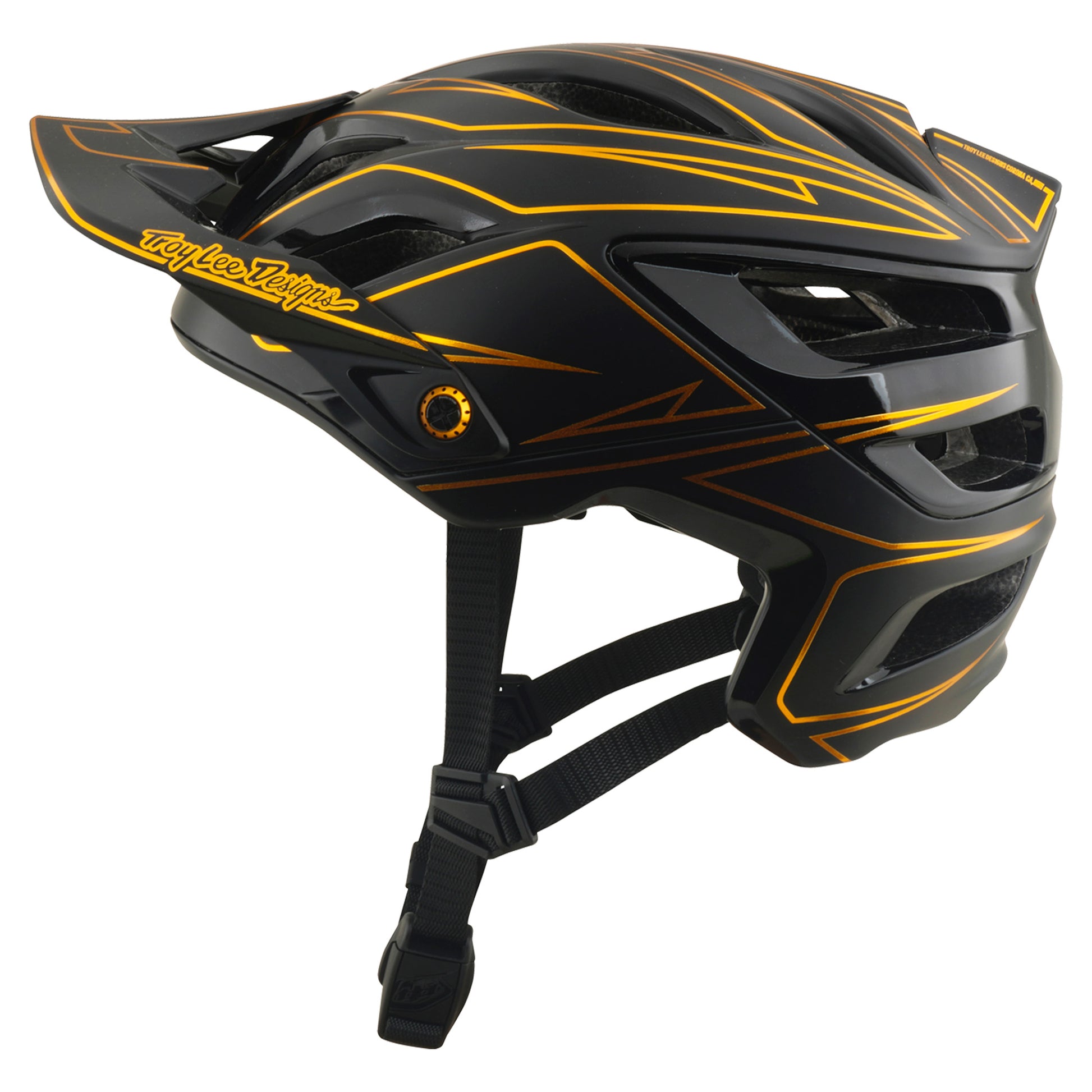 TLD A3 MIPS Helmet - M/L - Pinstripe Black - Image 2