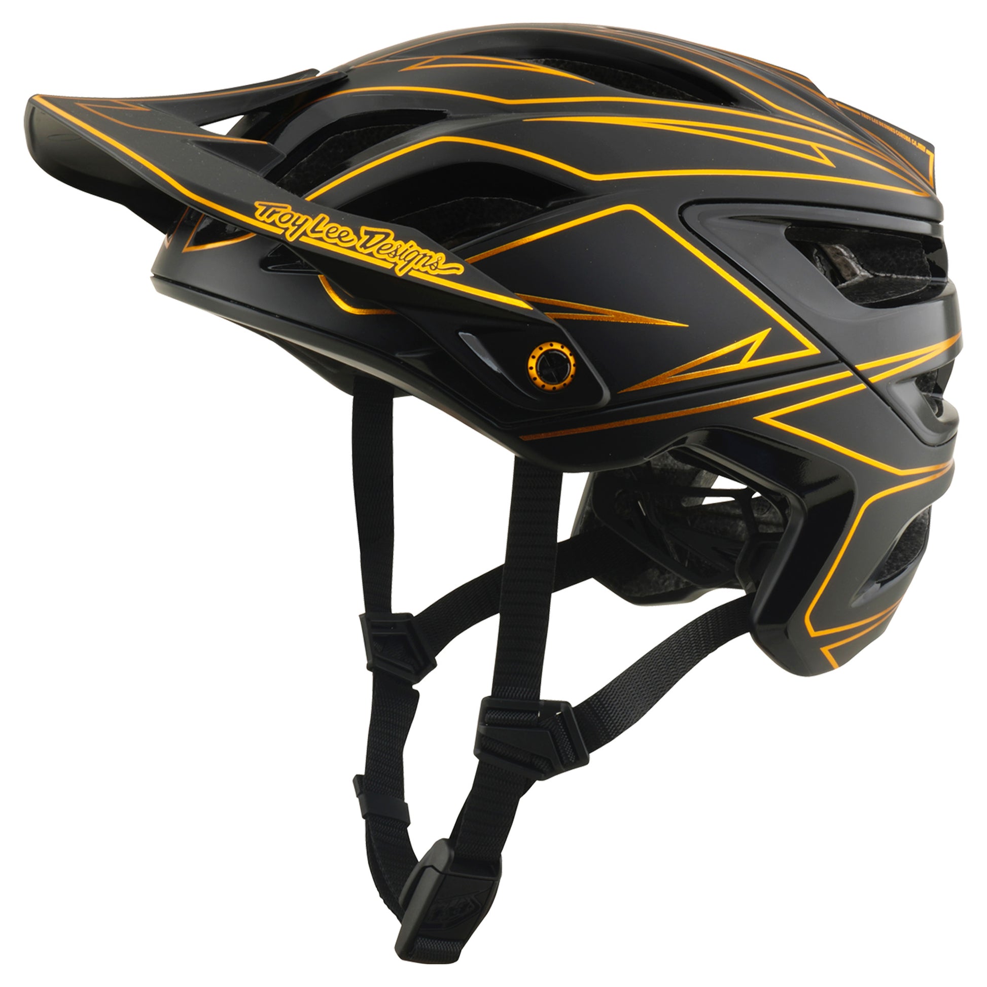 TLD A3 MIPS Helmet - M/L - Pinstripe Black - Image 7