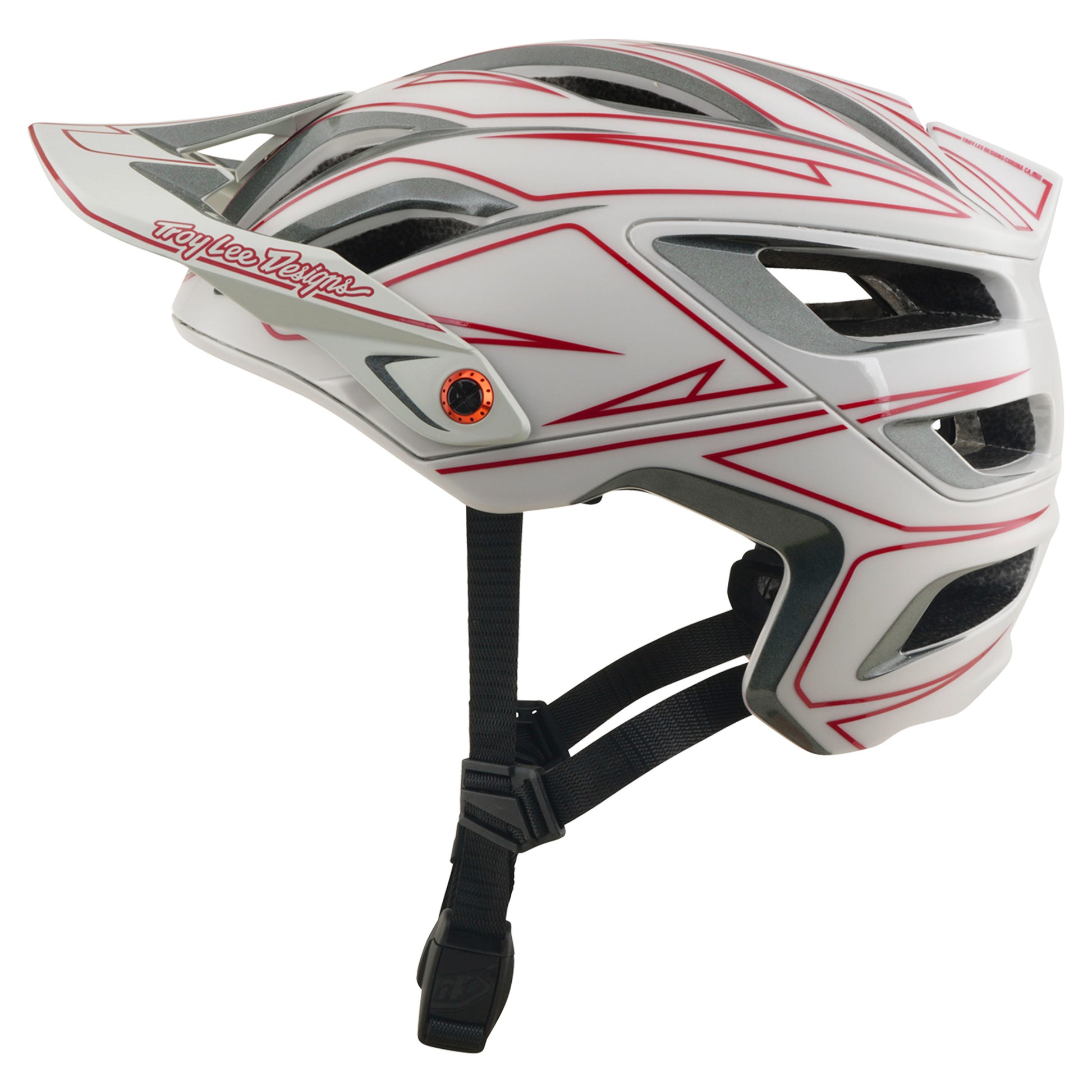 TLD A3 MIPS Helmet - M/L - Pinstripe Grey - Image 2