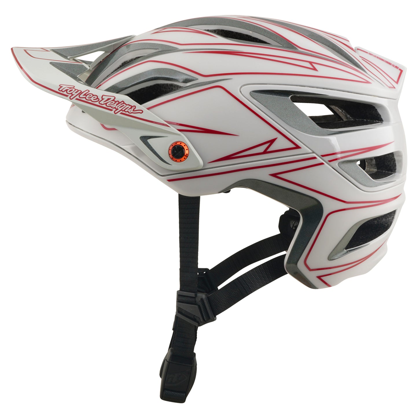 TLD A3 MIPS Helmet - XS/S - Pinstripe Grey - Image 2