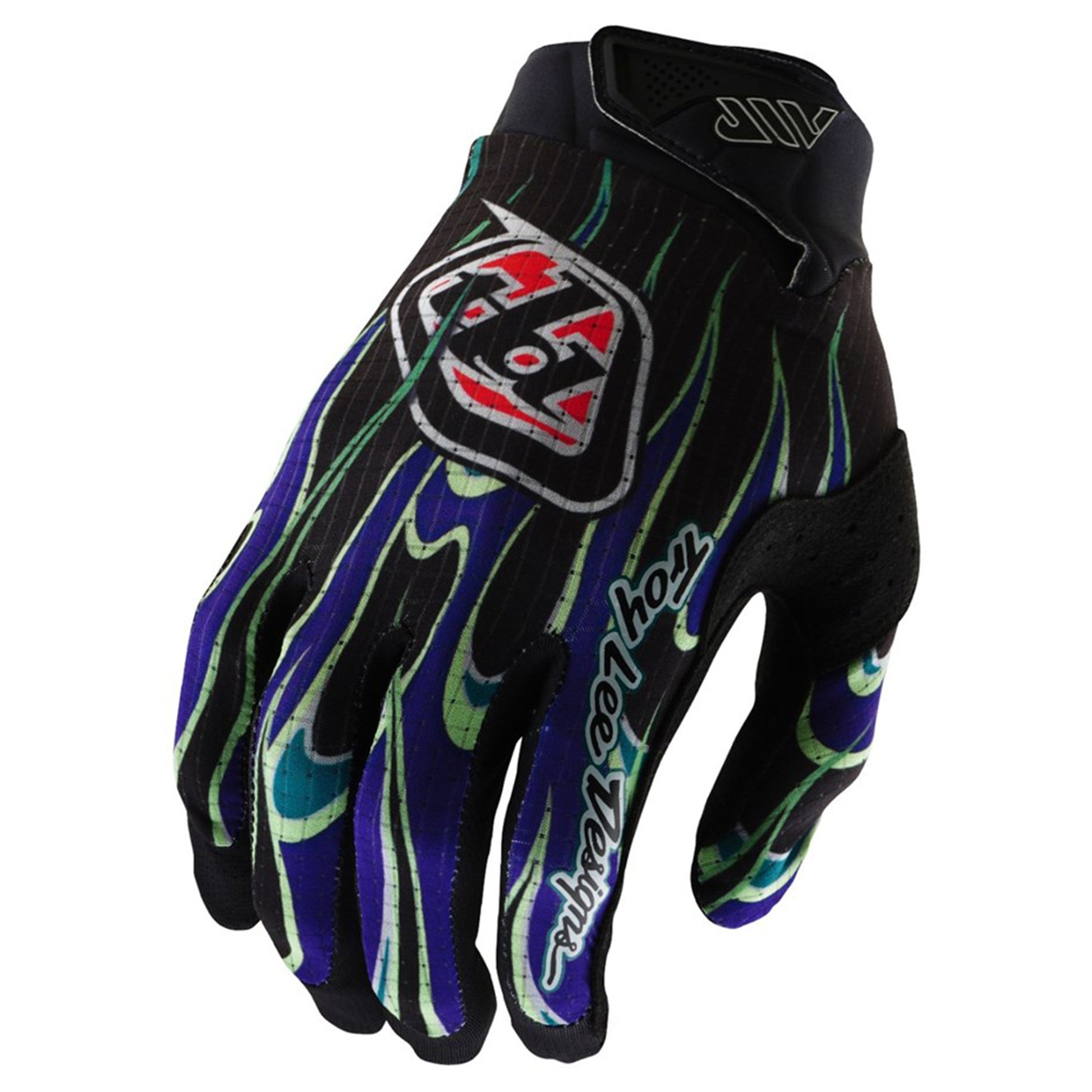 TLD Air Gloves - L - Torched Black / Purple - Image 1