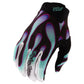 TLD Air Gloves - M - Overspray Black / Real Teal - Image 1