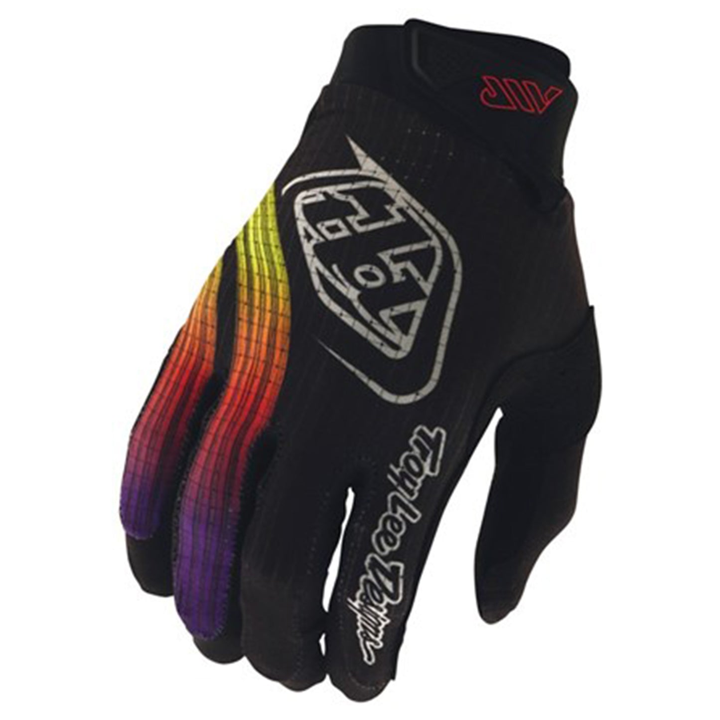 TLD Air Gloves - M - Stripes Black/Multi - Image 1