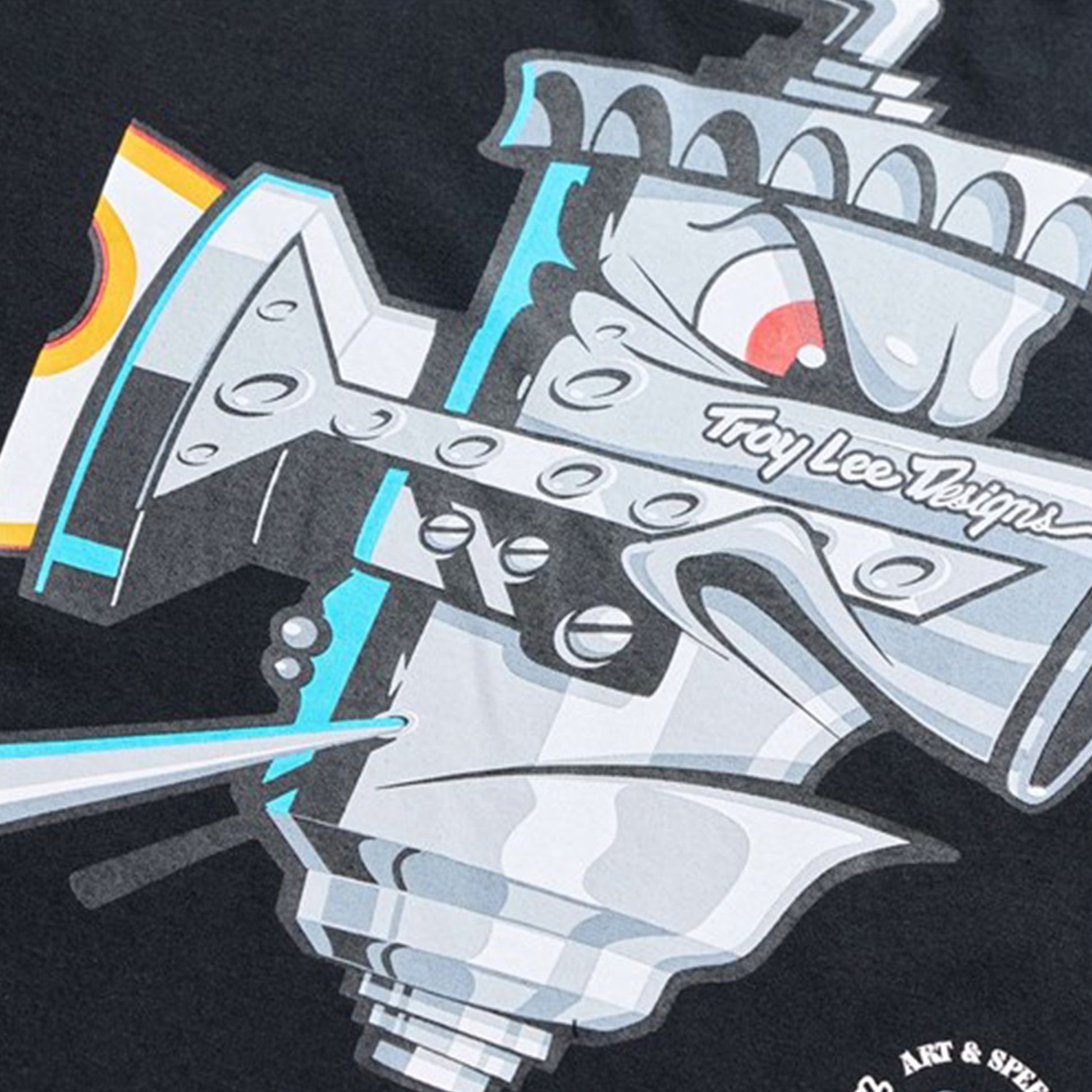 TLD Carb Club Short Sleeve Tee - M - Black - Image 3