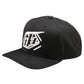 TLD Curved Snapback Hat - OSFA - Badge Black - Image 1