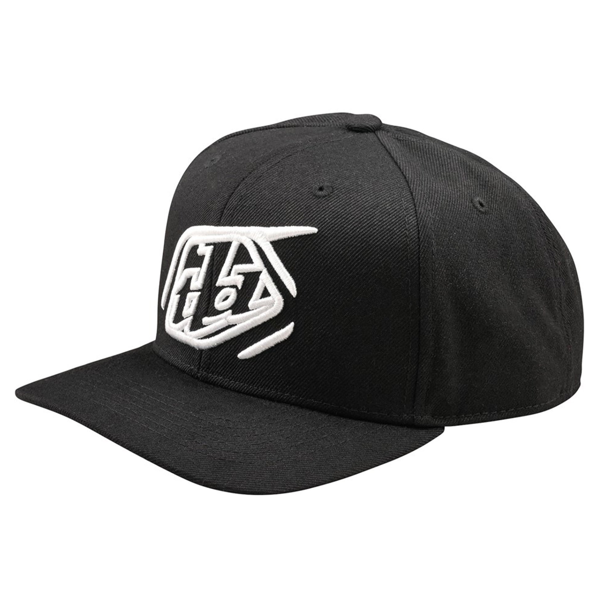 TLD Curved Snapback Hat - OSFA - Badge Black - Image 1