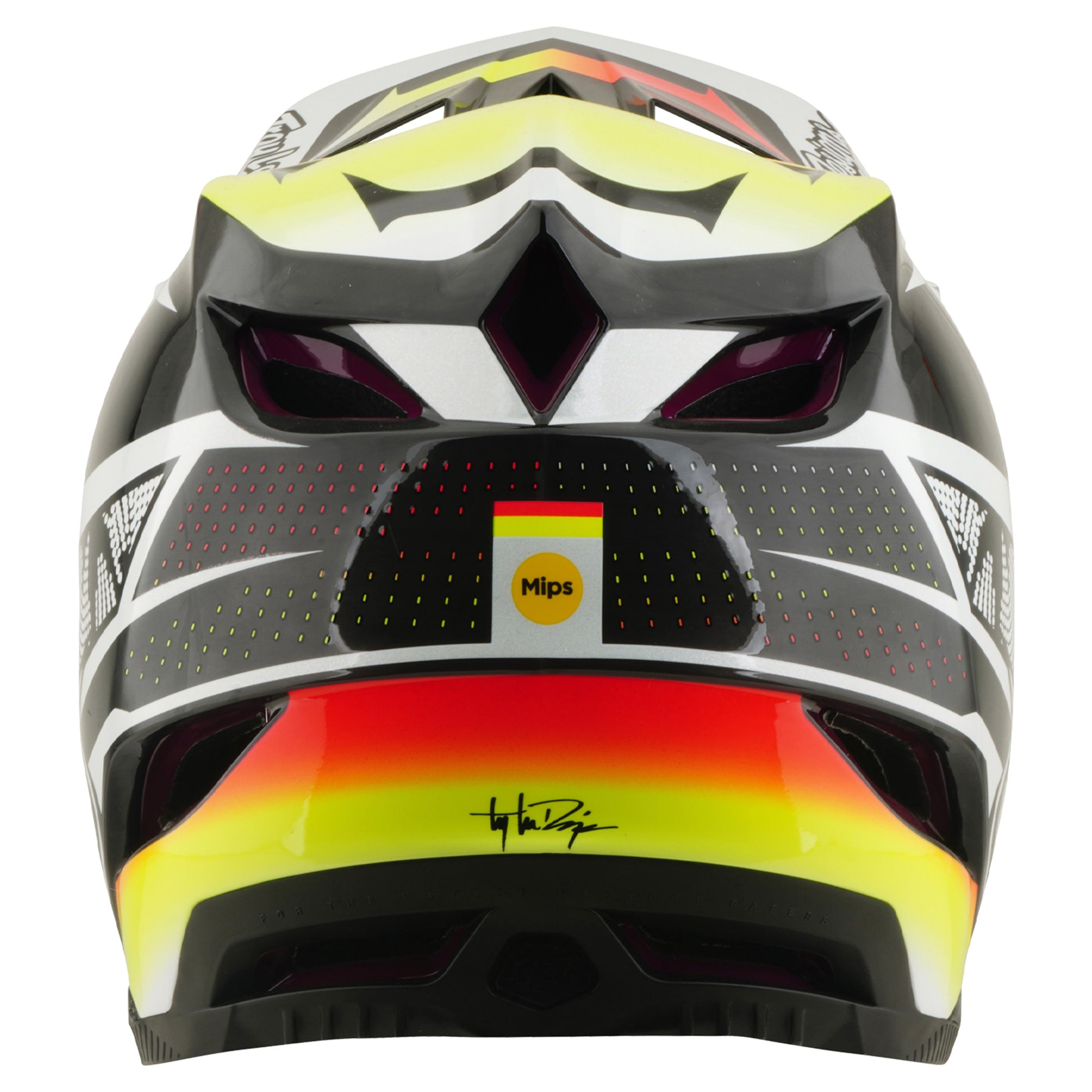 TLD D4 Carbon Helmet - M/L - Lined Up Black - Image 8