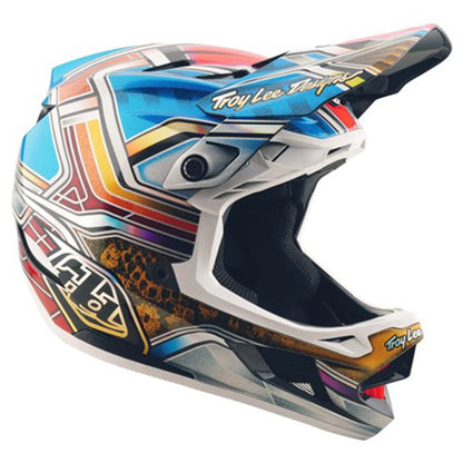TLD D4 Carbon Helmet - M/L - Lowrider Blue - Image 1