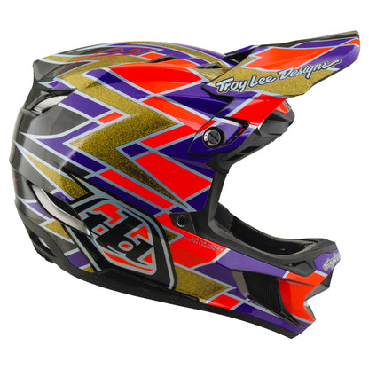 TLD D4 Carbon MIPS Helmet - M/L - Flush Violet - Image 1