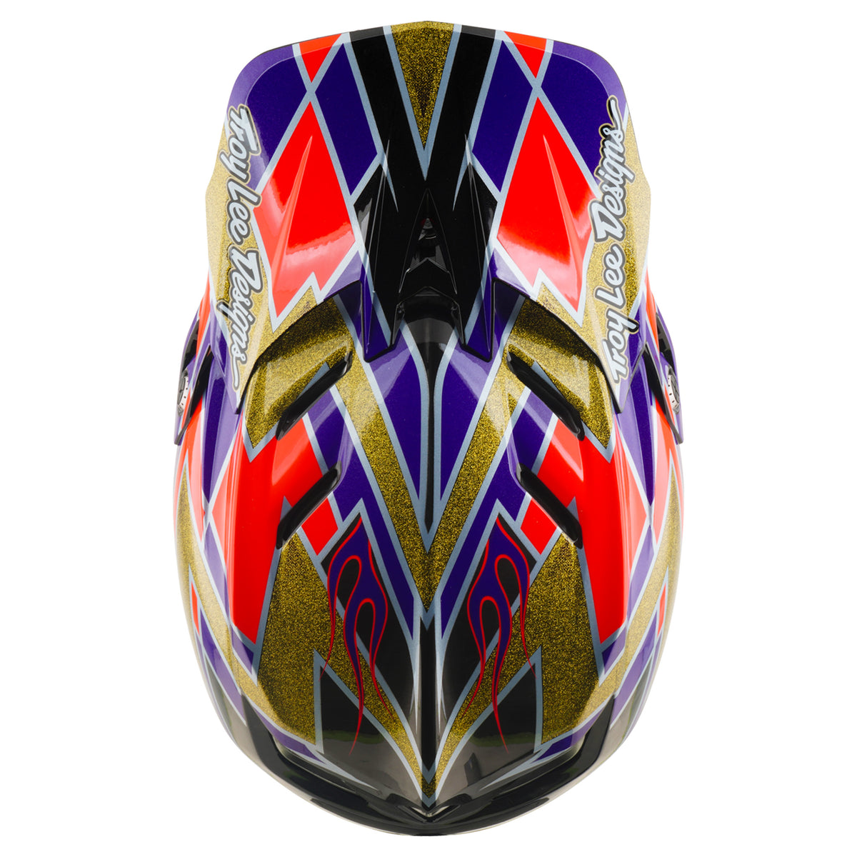 TLD D4 Carbon MIPS Helmet - M/L - Flush Violet - Image 6