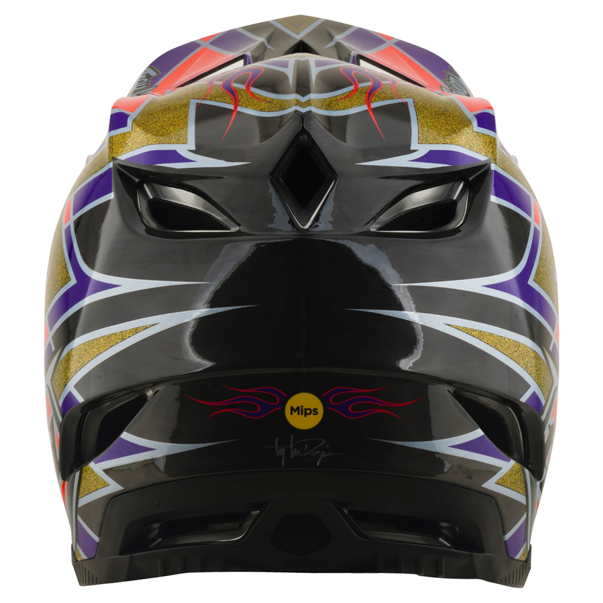 TLD D4 Carbon MIPS Helmet - XL/2XL - Flush Violet - Image 5