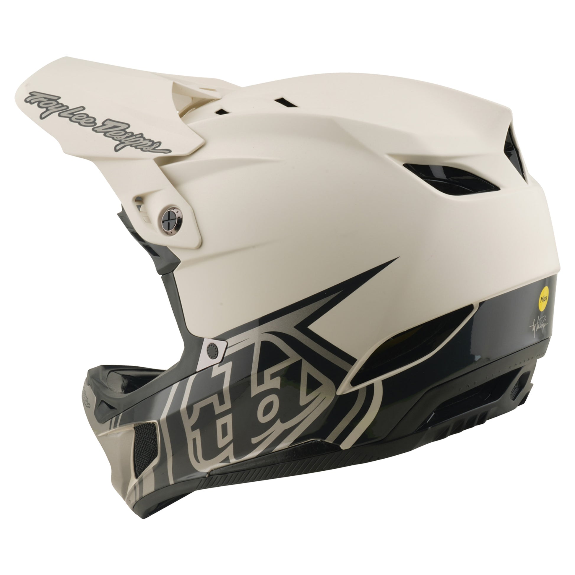 TLD D4 Composite Helmet - M/L - Stealth Pumice - Image 5