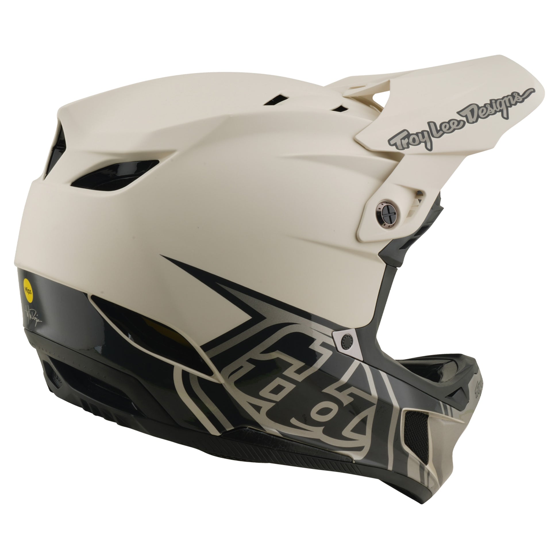 TLD D4 Composite Helmet - XS/S - Stealth Pumice - Image 4