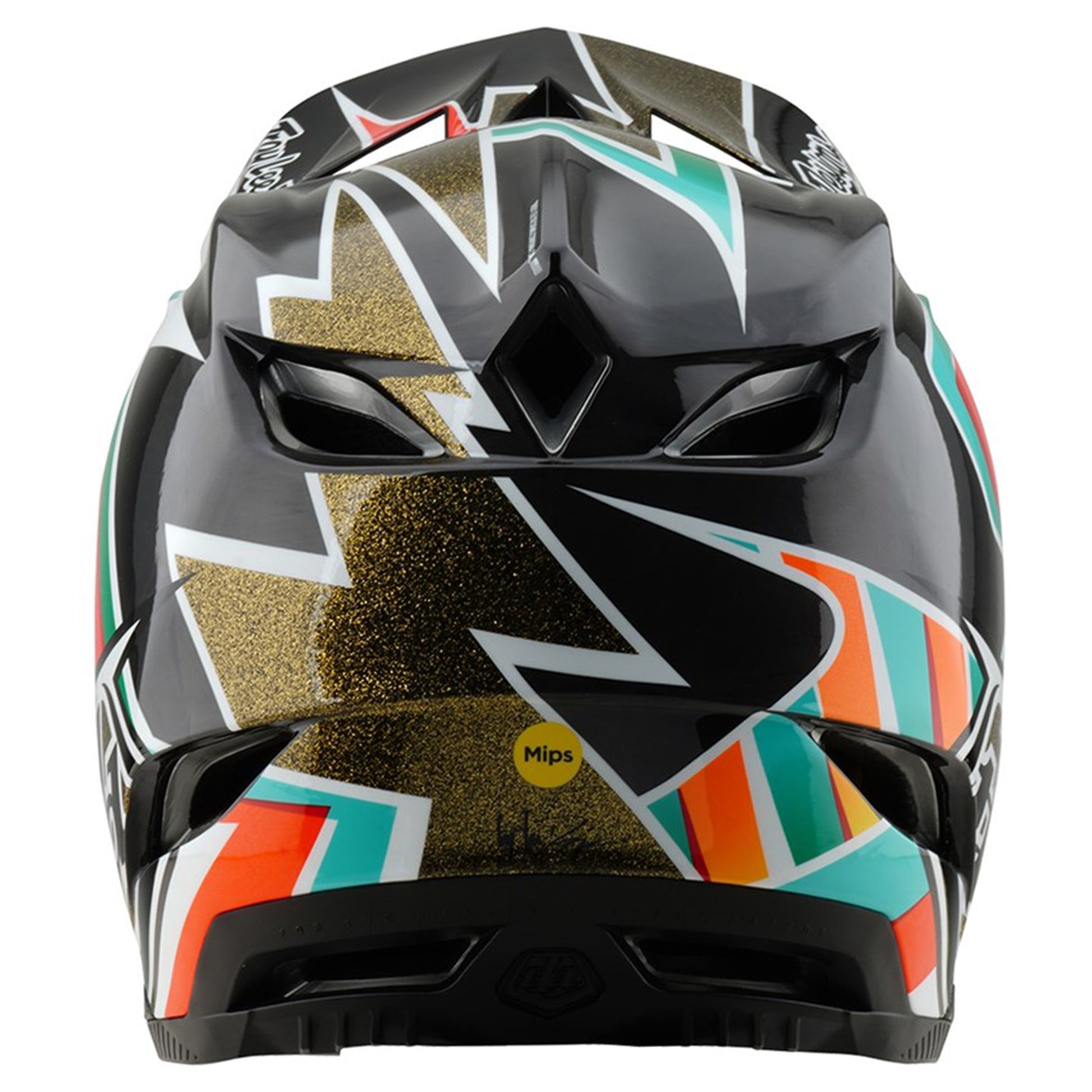 TLD D4 MIPS Carbon Helmet - M/L - Frames Black / Gold - Image 3