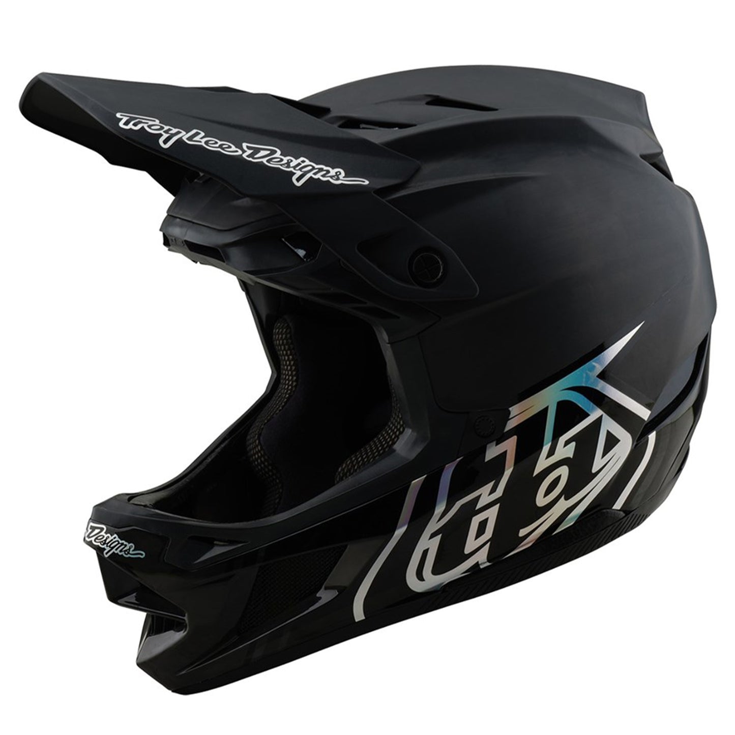 TLD D4 Carbon Helmet - M/L - Stealth Black