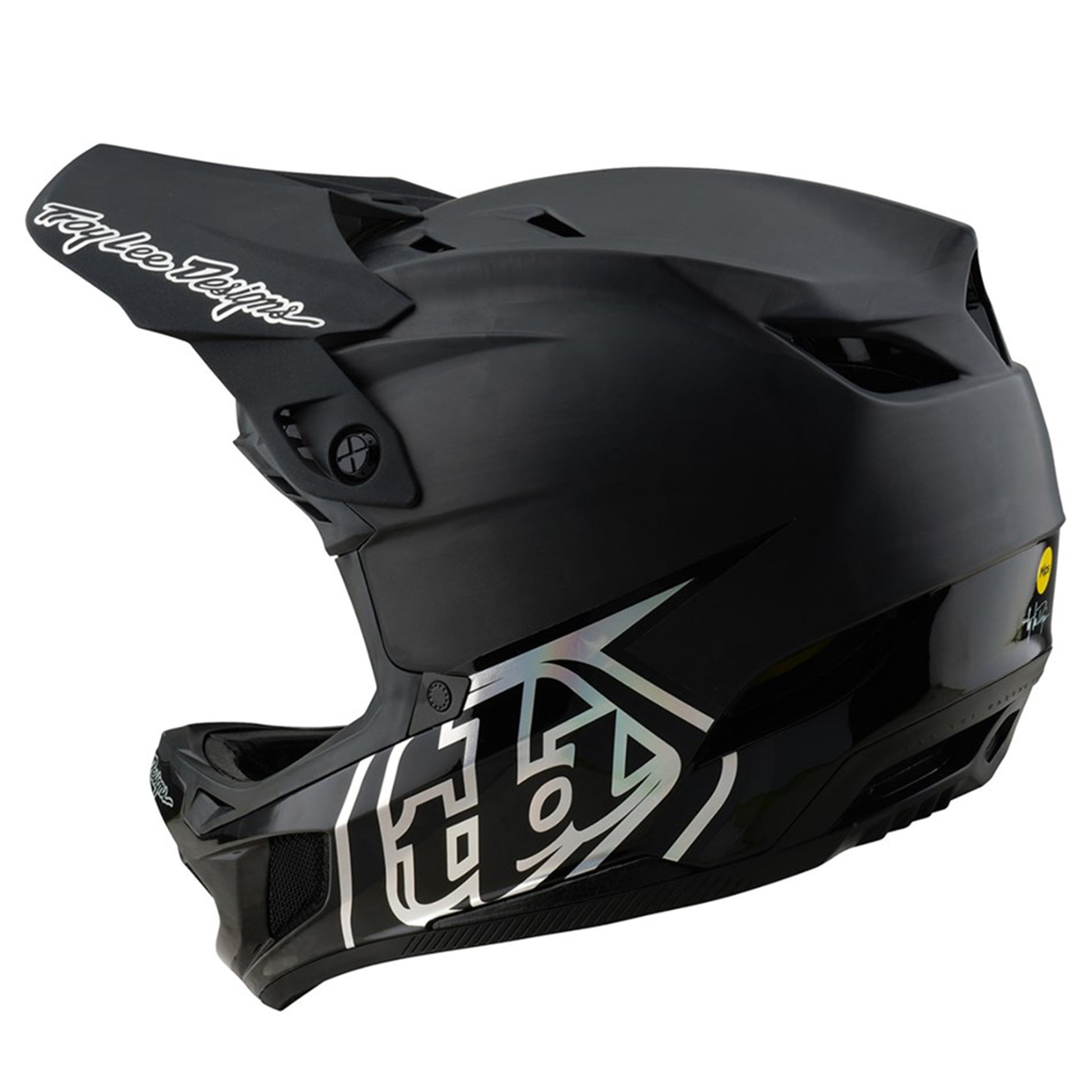 TLD D4 MIPS Carbon Helmet - M/L - Stealth Black - Image 2