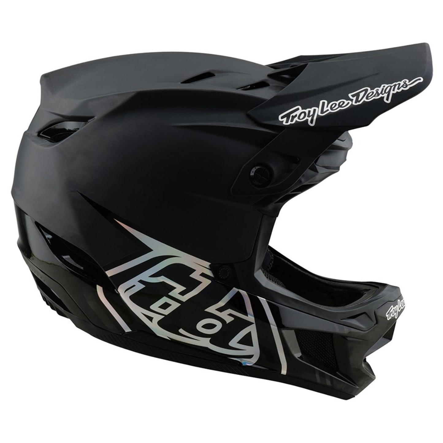 TLD D4 MIPS Carbon Helmet - M/L - Stealth Black - Image 4