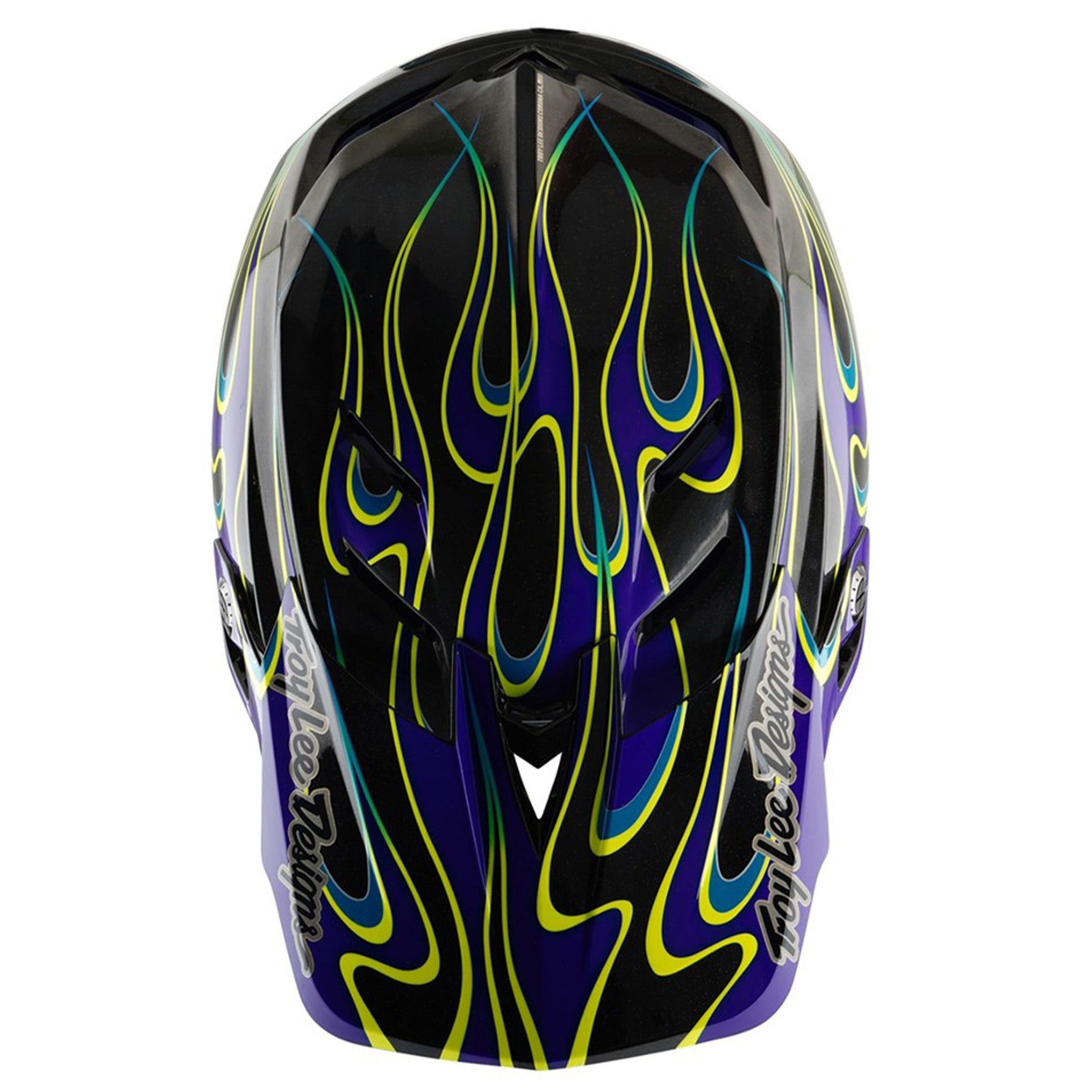 TLD D4 Carbon MIPS Helmet - XL/2XL - Torched Black / Purple | MTB