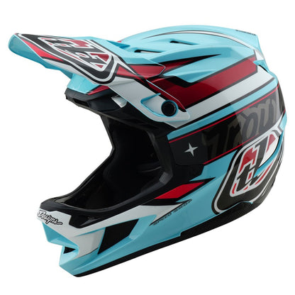 TLD D4 MIPS Polyacrylite Helmet - M/L - Linear Blue - Image 1